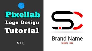 SC Logo Design in Pixellab | SC Monogram Logo Design | Atulzalaedits