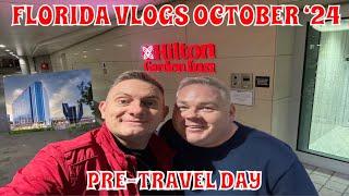 Pre-Travel Day - Florida Vlogs Oct '24 - Hilton Garden Inn London Heathrow T2/T3 - Runway Bar