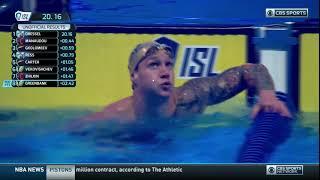 Caeleb Dressel BREAKS ANOTHER WORLD RECORD in 50 free (20.16) | 2020 ISL Finals Budapest