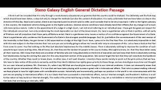  English General 100 WPM Dictation || #GCC #100wpmdictation