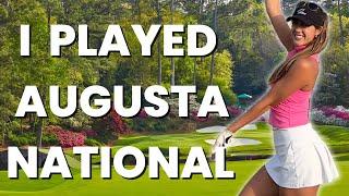 I CAN'T Believe I Played AUGUSTA NATIONAL | Amen Corner | Sabrina Andolpho