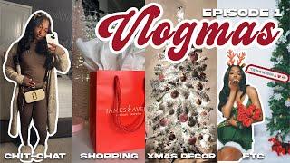 VLOGMAS EPI 1| chit-chat,shopping,christmas decorations,etc| THEMIAAMARI