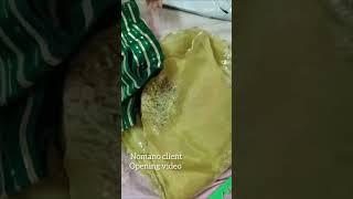 Nomano Client Opening Video Organza Saree