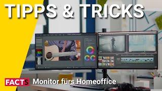 Monitor fürs Homeoffice: So findet ihr den richtigen Screen fürs Büro