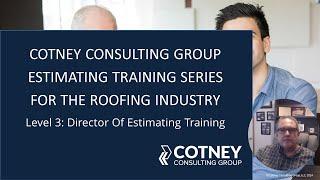 Master Estimating Leadership with Director of Estimating Training Course | Cotney Consulting Group