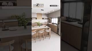 Open modular kitchen and dining. Subscribe more update.