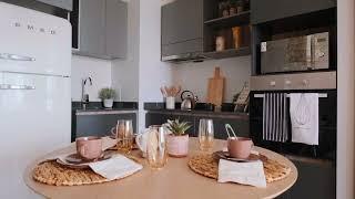 Cocina depto 39 m2 - Condominio Las Palmas