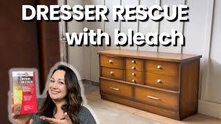 Extreme Before And After Dresser Makeover! |Furniture Flip With Bleach And Color Wash Technique