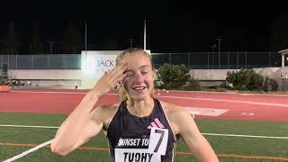 Katelyn Tuohy Makes A Statement With 15:07.12 5K At Sound Running Post-Injury, Talks KT’s Clusters