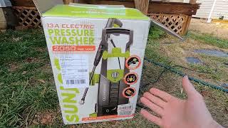 Sun Joe Electric Pressure Washer 2050PSI 13amp Review