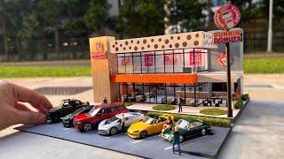 Realistic Dunkin Donut 1/64 Diorama | Hotwheels Diorama