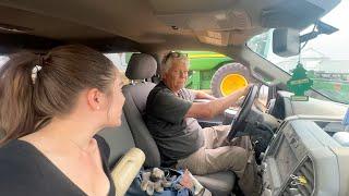 Farm Life Struggles: How Many People Does It Take to Attach a Giant Combine Header?!