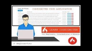 Codeigniter CRUD Application with Bootstrap