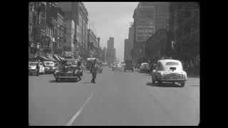 Driving Through 1945 Manhattan