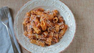 Pasta al Ragù senza Carne