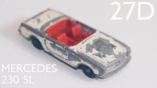 MATCHBOX restoration: No. 27D Mercedes 230 SL - DIECASTRESTOS