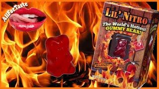 Lil' Nitro The World's Hottest Gummy Bear Review #LilNitroChallenge