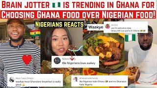 GHANA FOOD IS SO UNIQUE! NIGERIAN COMEDIAN BRAIN JOTTER CONFESSES! NIGERIANS REACTS!