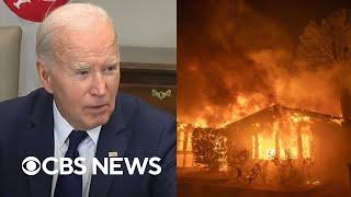 Biden gives update on Los Angeles fires raging in Southern California | Special Report