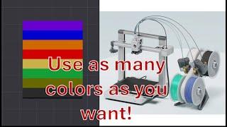 8 Colors 1 AMS Lite  | Change the Active spool!!