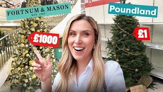 £1 vs £1,000 Christmas Shopping! Poundland vs Fortnum & Mason