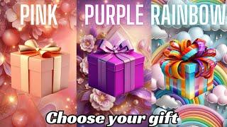 Choose your gift | 3 gift box challenge, Pink,Purple & Rainbow #giftboxchallenge #chooseyourgift