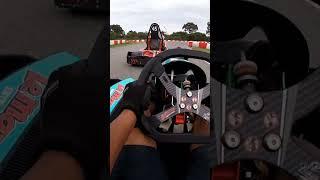 Karting - making them nervous , waiting for the perfect opportunity to pass.