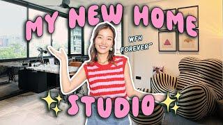 showing yall my HOME STUDIO! (+ how my space inspires me ) | Glowing Up Ep 26