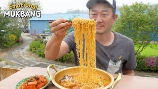 80년대 추억의 이백냥라면 먹방  ~ New Instant Noodles MUKBANG EATING SHOW