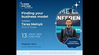 Finding your business model // V4-Ukraine Talent Fusion Masterclasst