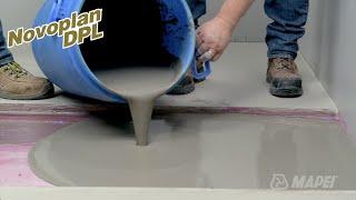 Deep-fill and level floors with MAPEI’s Novoplan DPL