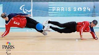 Team USA goalball taken down by defending gold medalists in Paralympic opener | NBC Sports