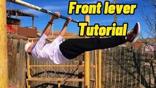 Front lever tutorial