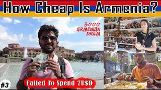 Spending ₹500 In Armenia  . Couldn't Spend more than 6$ in one day in Yerevan.