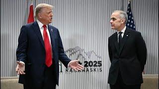 WATCH: Carney and Trump face media during G7 Summit