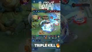 TRIPLE KILL | HUNTER'S BLADE ×5 | LAM |HONOR OF KINGS | #honorofkings  #moba  #hok #lam