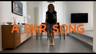 A BAR SONG Line Dance - Teach and Dance