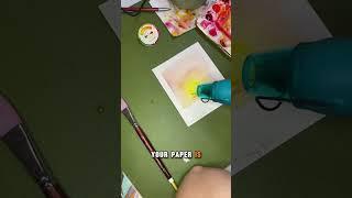 Let's paint a glowing campfire!