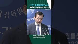 23년도 금융권 성과보수는? 금감원, 성과보수체계 점검(20250515)
