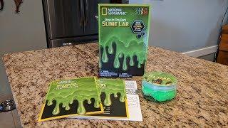 National Geographic Glow-In-The-Dark Slime Lab Unboxing and Review