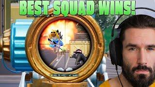 First Match, FIRST WIN! Intense Squad Gameplay  PUBG MOBILE