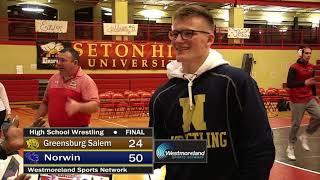 Norwin Coach Vince DeAugustine & Chase Kranitz Postmatch Interview 12.18.19