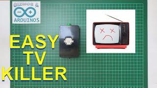 Easily make a TV killer / TV Be Gone device using Arduino Nano