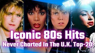 Iconic 80s Hits: Never Charted In the U.K. Top-20 | Sade, Europe, Alison Moyet & More!