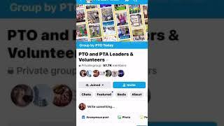 Join the Facebook Group for PTO & PTA leaders
