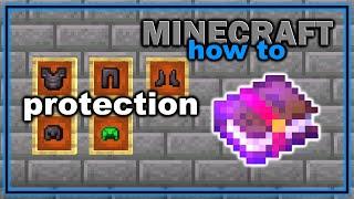 How to Get and Use Protection Enchantment in Minecraft! | Easy Minecraft Tutorial