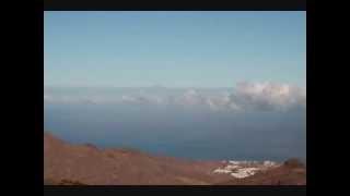 Time Lapse Vistas desde Caideros de Gáldar en Gran Canaria