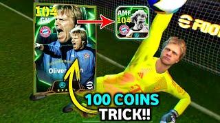 Trick To Get 104 Rated Epic Oliver Kahn & Hoeneß | eFootball 2025 Mobile | Epic Bayern Munich Trick