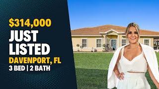 JUST LISTED In Davenport, FL | 3 Bedrooms & 2 Bathrooms | Florida Houses for Sale