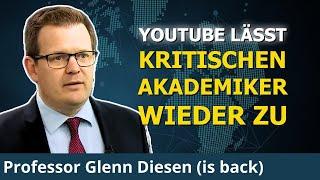 Zensur oder Technik-Panne? Glenn Diesen kehrt nach YouTube-Kanal-Löschung zurück